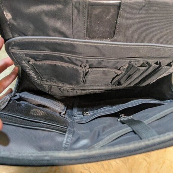 BRIGGS & RILEY 07-BB107 VERTICAL BLACK NYLON LAPTOP BRIEFCASE BAG Travel - Picture 7 of 16